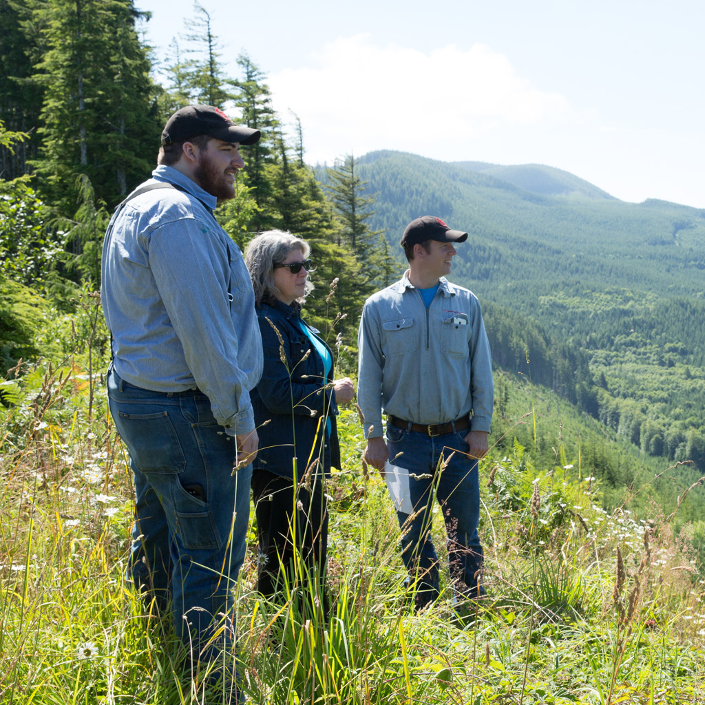 certified forestland in Oregon and Washington